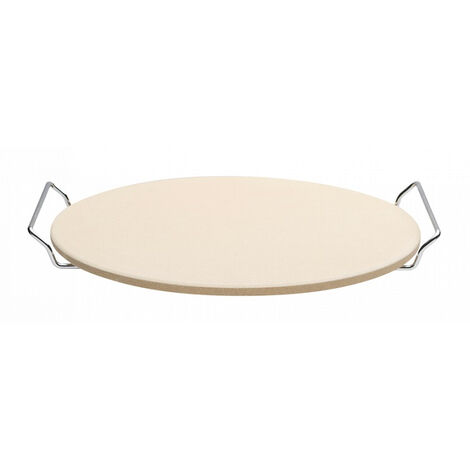 Pierre à Pizza Céramique Pour Barbecue Emma Brasero - Accessoire FlexiGrill Idéal Pour Pizzas Croustillantes Et Pâtisseries