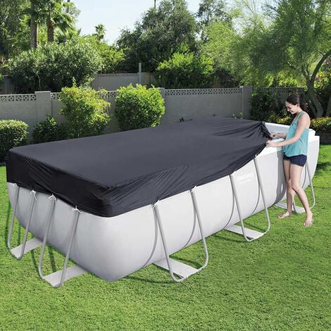 Couverture de piscine BESTWAY Flowclear - Zwart - 366cm