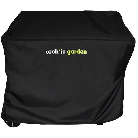 Cook'In Garden – Housse de barbecue 120x65x90 cm – Protection UV8 – Imperméable et éco-responsable – Fixation par scratch