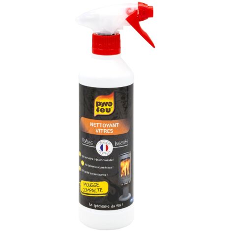 Nettoyant vitres de foyer d'insert et poêle Pyrofeu 500ml