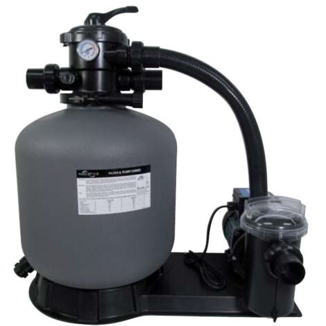 Filtre à sable 6 m³/h – Débit max 6 m³/h – Diamètre 33 cm – Connexion 32/38 mm – Vanne 4 voies 1'1/2 – Pour piscines hors sol – Poolstyle (1/4)