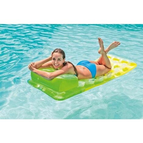 INTEX Matelas gonflable adulte pour piscine Lounge 188 X 99 Cm