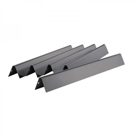 Weber – Lot de 5 barres Flavorizer en acier émaillé – Compatible Spirit 300 et Genesis B/C – Dimensions 57x6x6cm pour cuisson optimale