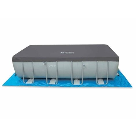 Bâche de protection pour piscine tubulaire rectangulaire Intex L 7,32 x l 3,66 m-B01CE49D0M