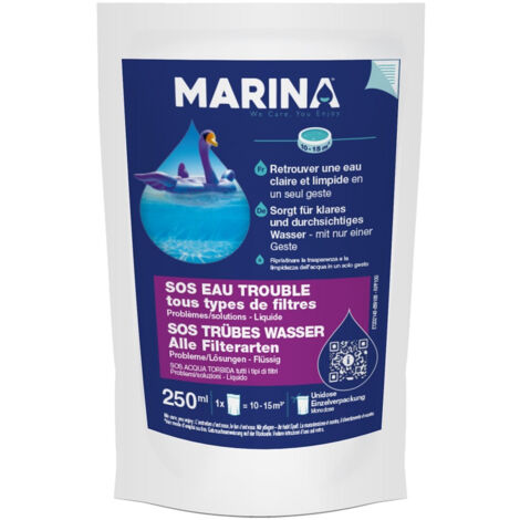 Marina - SOS eau trouble Sachet unidose Liquide 250 ml