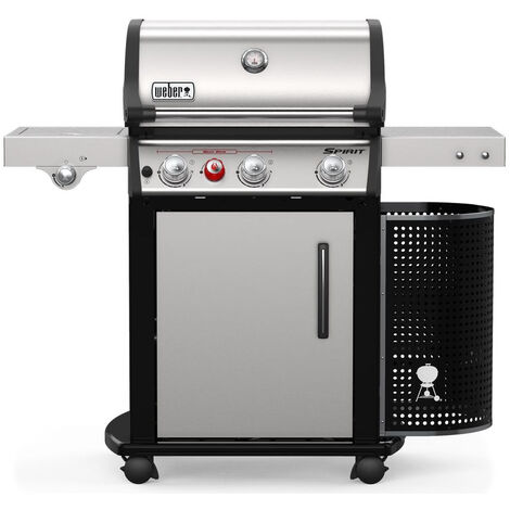 Barbecue à gaz 3 brûleurs avec brûleur Sear Station – Cuisson efficace pour repas en famille – Weber Spirit Premium SP-335 GBS