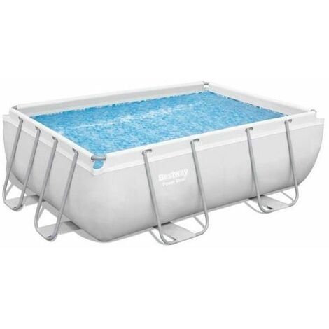 Piscine tubulaire rectangulaire Bestway Power Steel 2,82 x 1,96 x 0,84 m
