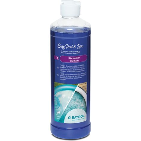 Bayrol – Clarifiant spécial piscine 500ml – Améliore clarté eau – Compatible filtre à cartouche – Optimise filtration petits bassins