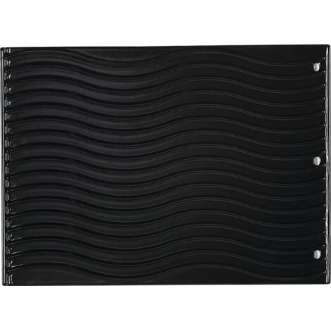 Plancha en fonte émaillée noire 33x45 cm – Surface réversible lisse/rainurée – 3 trous d'évacuation pour graisse – Compatible barbecues Napoleon