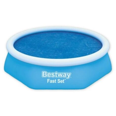 Bestway Bâche à bulles ronde 240 cm pour piscine Fast Set ø274 cm (1/5)