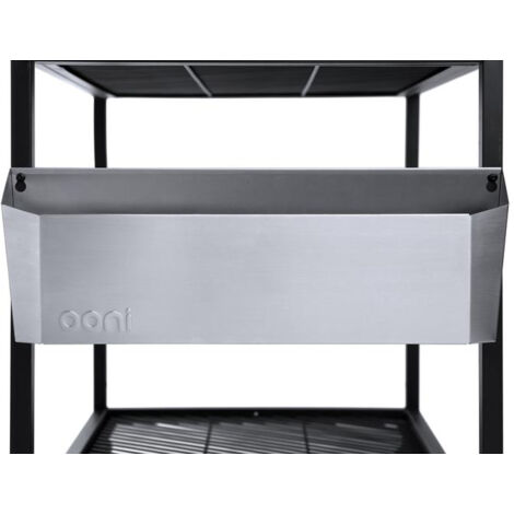 Ooni Boîte Tout Usage Medium En Acier Inoxydable - Rangement Pratique Pour Cuisine Extérieure Et Pizza