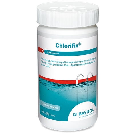 Bayrol Chlorifix - Granulés de Chlore choc stabilisé 1kg