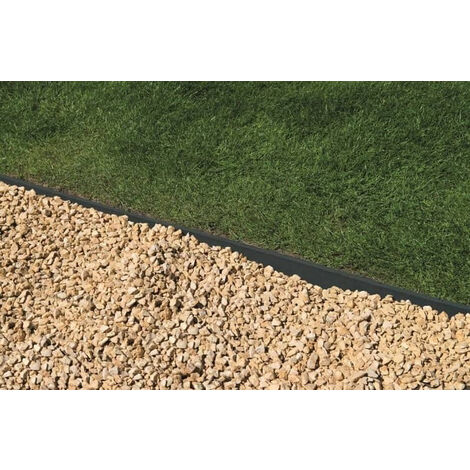 Bordure de jardin Nature Borderfix pour courbes - H 14 cm x 15 m - épaisseur 7 mm