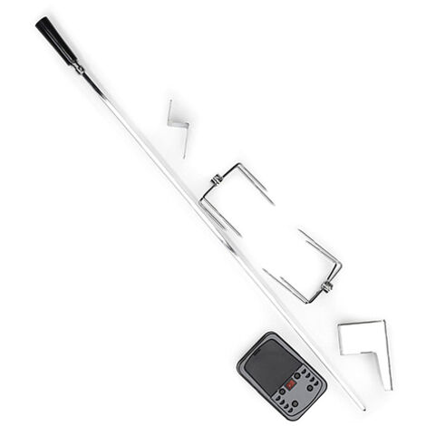 DESTOCKAGE - Tournebroche rôtissoire + moteur pour barbecue à gaz Barbecook
