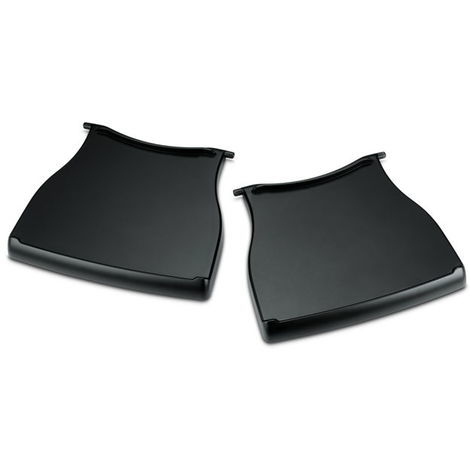 Weber – Lot de 2 tablettes rabattables pour barbecue Q1000/Q1200/Q1400 – Nylon renforcé à la fibre de verre – Installation facile avec crochets