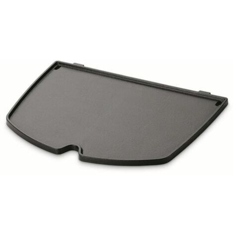Plancha en fonte d'acier émaillée pour barbecue Weber Q 2000 – Accessoire de cuisson pour grillades – Compatible avec modèles Q 2000 et 22000 (1/4)