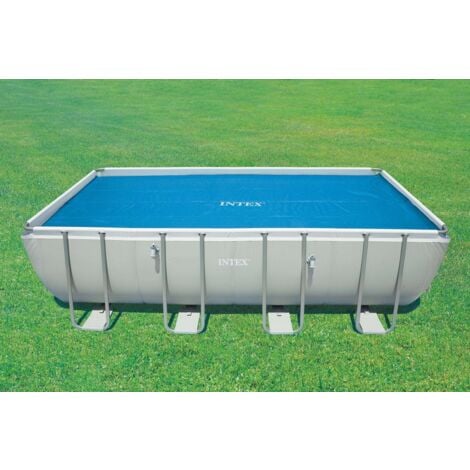 Bâche à bulles pour piscine rectangulaire Intex L 5,49 x l 2,74 m