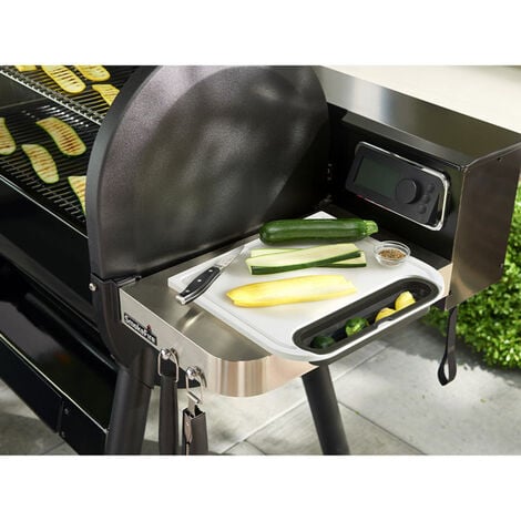 Plat de cuisson Weber - pour barbecues - acier inoxydable - Deluxe - Espace  Bricolage