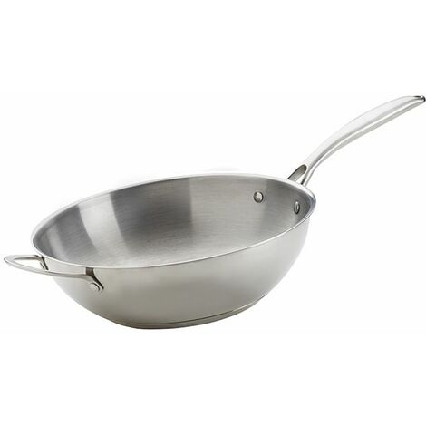 Napoleon – Wok en inox 17,5 cm pour barbecue gaz – Acier inoxydable durable – Poignées pour meilleure stabilité – Compatible avec brûleur latéral PRO825 (1/5)