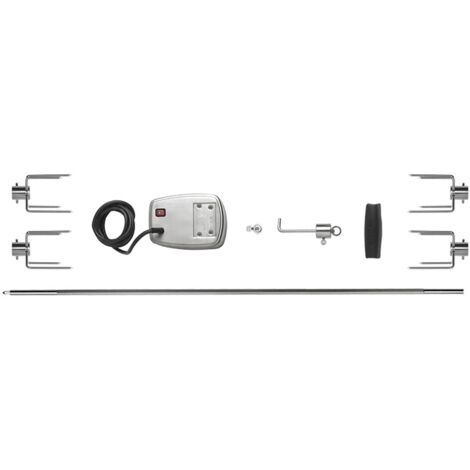 Rôtissoire barbecue PRO 665 – Acier inoxydable – Charge maximale 14 kg – Moteur de qualité commerciale – Compatible avec barbecue Napoléon (1/5)