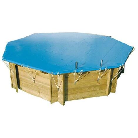 Bâche hivernage piscine rectangulaire Ubbink 430 x 300 cm (1/5)