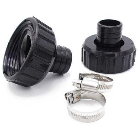 Ubbink – Raccord Ø 32 mm en PVC avec joint et écrou pour pompes Poolmax TP25 et TP35 – Pièce détachée filtration