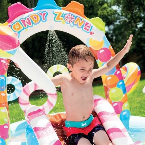 Aire de jeux gonflable "Royaume des bonbons" Intex