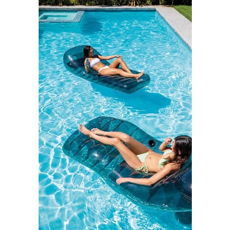 Fauteuil gonflable piscine Intex Lounge Carbone