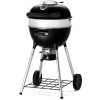 Napoleon – Barbecue à charbon portable 47 cm – Grille en fonte – Système de gestion de chaleur Vortex – Couvercle à charnière
