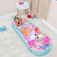 Matelas gonflable enfant 2-en-1 avec couette et oreiller – Dimensions 150 x 62 x 20 cm – Pompe incluse – Dès 3 ans – Character World