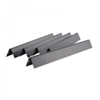 Weber – Lot de 5 barres Flavorizer en acier émaillé – Compatible Spirit 300 et Genesis B/C – Dimensions 57x6x6cm pour cuisson optimale