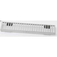 Grille de barbecue 60 cm en inox – Compatible planchas 600 mm – Pour cuisson viande et légumes – Couvercle à charnières en option – Roller Grill
