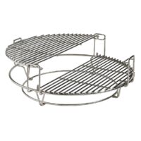 Grille de barbecue flexible Divide & Conquer en acier inoxydable 304 – Surface de cuisson 660 pouces² – Pour Kamado Joe Classic 18 po