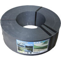 Bordure de jardin Nature Borderfix pour courbes - H 14 cm x 15 m - épaisseur 7 mm