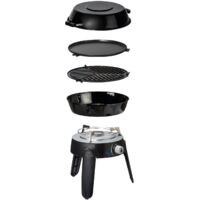 Barbecue portable Safari Chef 30 LP – 4 surfaces de cuisson – Allumage piezo automatique – Dimensions 38.5 x 22 x 22 cm – Cadac