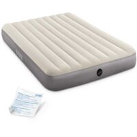 Intex – Matelas gonflable 2 places XL – Technologie Fiber-Tech pour confort accru – Dimensions 152 x 203 x 25 cm – Léger et compact