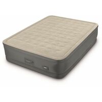 Intex – Matelas gonflable 2 places – Dimensions 152 x 203 x 46 cm – Gonfleur électrique intégré – Structure Fiber Tech pour confort optimal