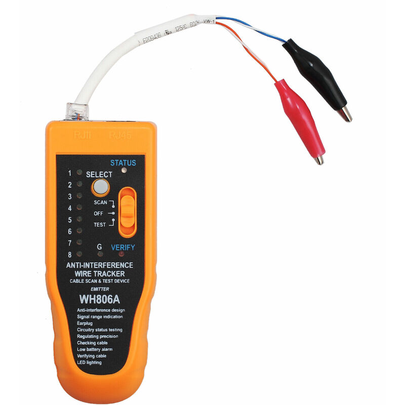 WH806A – testeur de câble réseau, traceur de fil téléphonique Cat5