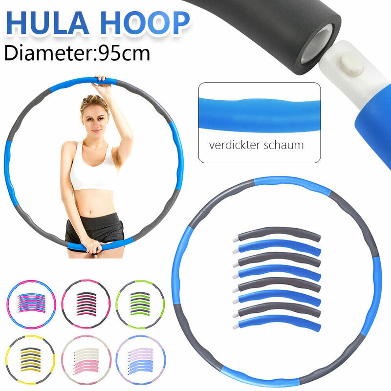 Cerceau Hula Hoop rétractable 100cm 1,2kg - HOME FIT TRAINING