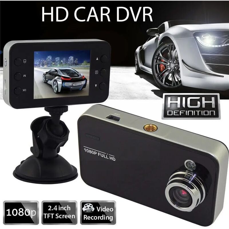 Enregistreur DVR de voiture Enregistreur de conduite Caméra de recul  Enregistreur vidéo de voiture Full HD 1080P Enregistreur de conduite Nuit  Enregistreur de conduite grand angle à 140 degrés