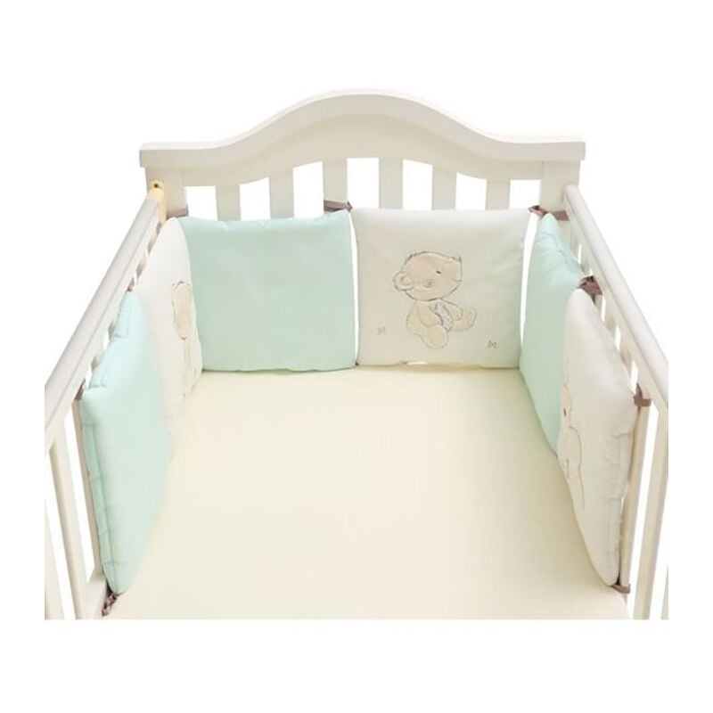 Promotion Tour de lit bébé—1.5M Tour De Lit Coussin Serpent Coussin Tresse  Pare-Chocs Velours Protection Bebe Cloture En Tissu Anti-Collision,100cm  (Blanc+Gris+Rose)