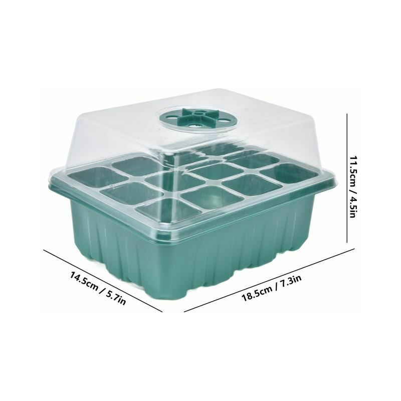 Plateau de démarrage de graines à 12 cellules, Kit de démarrage de