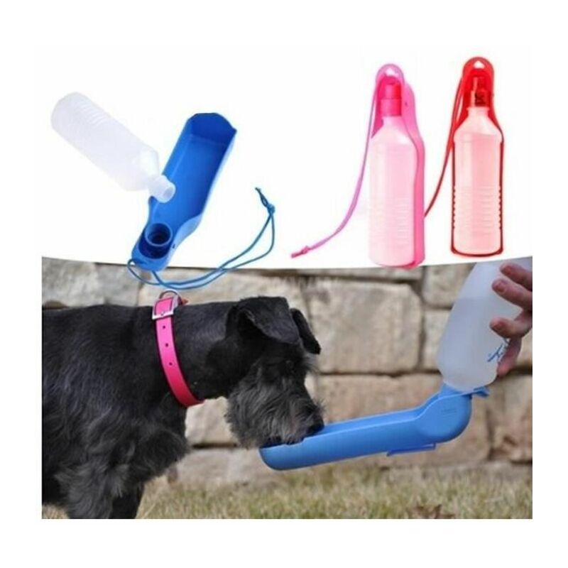 Bouteille d'eau pour chien pour la marche, distributeur d'eau pour animaux  de compagnie Récipient d'alimentation Portable avec bol de tasse à boire  Randonnée en plein air, Voyage pour chiot, chats, hamsters