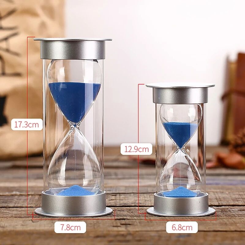 Sablier Minuterie 30 Minutes Bois Sable Sablier Horloge pour Cadeaux  Créatifs Chambre Décor Bureau Cuisine Décor Anniversaire (30 min, Bleu) 
