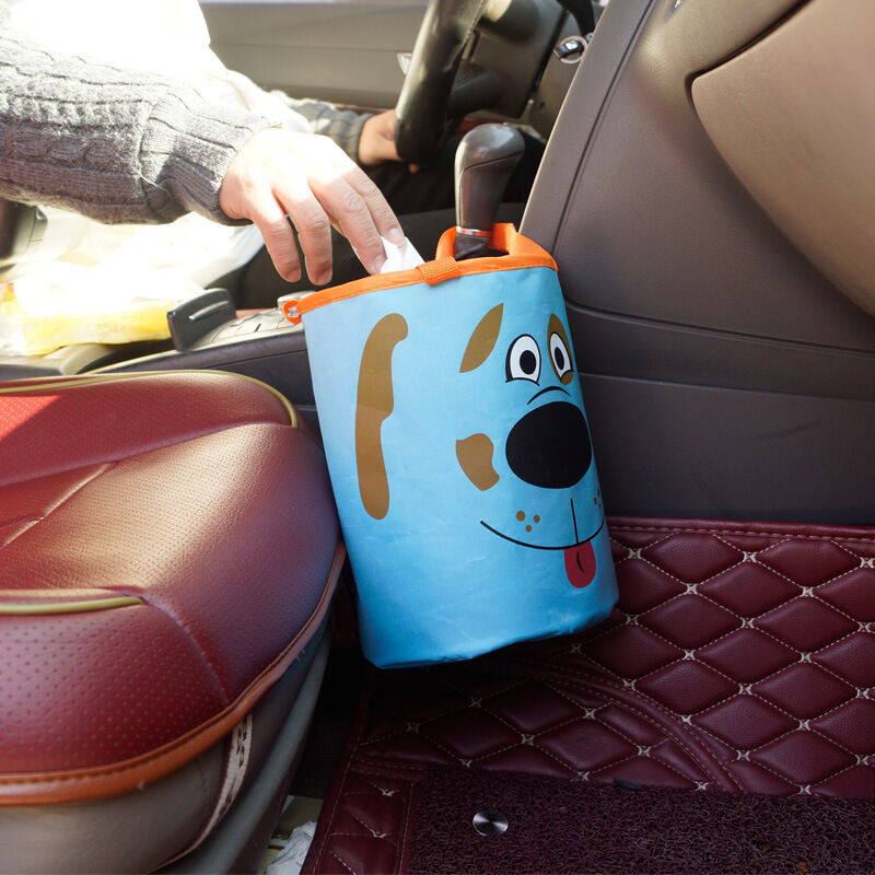 Bac de voiture avec couvercle Pliable Sac poubelle de voiture Portable  Pop-up Car Bin Sac à ordures de voiture Auto Poubelle De véhicule Poubelle  de voiture Poubelle de voiture Pour ordures et