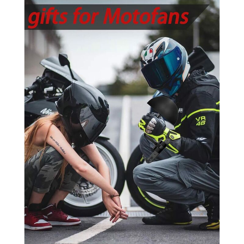  Support Casque Moto en Bois, Accessoire Moto avec Crochets pour  Veste de Moto, Casque de vélo