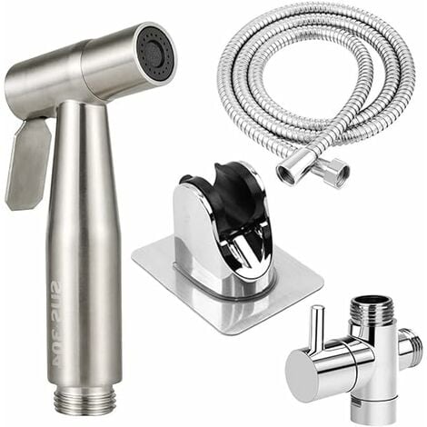 2 m Flexible de douche télescopique ABS ressort de remplacement Tuyau de  douche pour salle de bains Pommeau de douche à main de toilette Bidet  pulvérisateur(gris) 