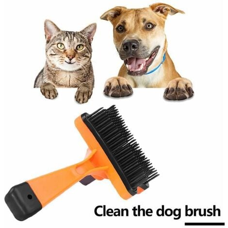 Peigne démêloir dents rotatives. Brosse, accessoires de toilettage et soin  du pelage des chiens, chiots, chats, chatons.