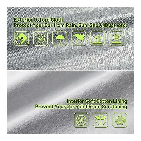 Housse de voiture Taille M avec d'excellents tissus pour protege la voiture  en quatre saisons ( M )