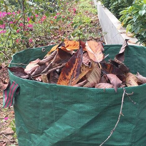 Sac de jardin rond 100l Pop Up 3x Sac de déchets en Tissu Pliable Feuilles  Branches mortes Feuillage : : Jardin